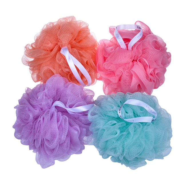 70 г Нежная губка для ванны Мягкая круглая губка для душа Puff TJ103 для очистки тела