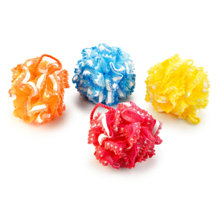 Оптовые цветные губчатые шарики для домашней ванной комнаты TJ187